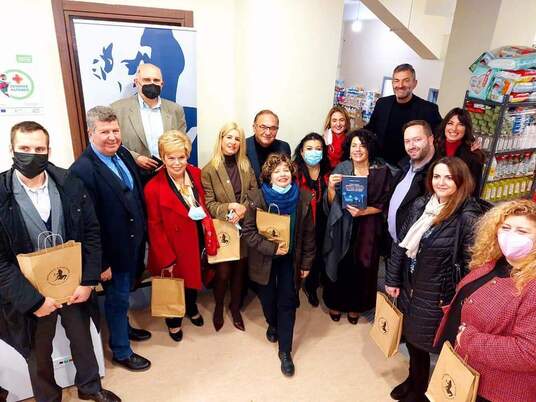 Event at the "Poverty Structures" of the Municipality of Egaleo on the occasion of the publication of a book in which Loux is a case study